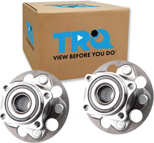 Vista 251 de TRQ - Juego de conjunto de rodamiento y cubo de rueda trasera y delantera, tracción en las 4 ruedas (2 piezas)