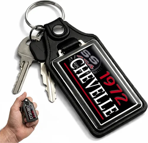 Vista 17 de Brotherhood Car Key Chain for Chevelle - Classic Models Keychain for Men and Women Gift Key Ring