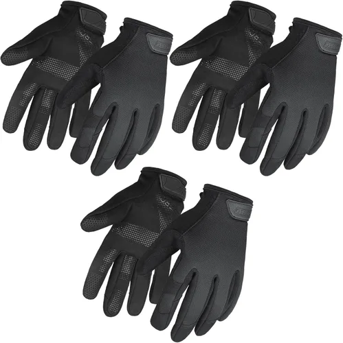 Vista 7 de OZERO Work Gloves Men Women, Mechanic Gloves with Touchscreen Grip, Synthetic Leather Palm, Breathable Flex Fit, EN388 Tested