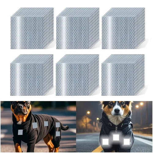 Vista 59 de Adhesivos reflectantes reflectantes de 1 pulgada de diámetro, reflector, impermeable, cinta adhesiva de advertencia de alta visibilidad