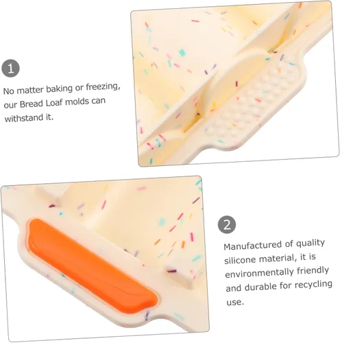 Vista 2 de MAGICLULU Molde de pan Molde De Para Resina Molde de Silicona Molde de Resina Molde para Pastel Molde de Molde de Resina Pan Perforado Pan