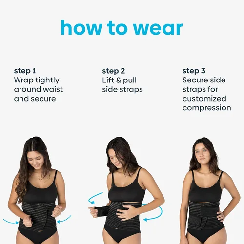 Vista 7 de Shrinkx Belly faja para vientre después del embarazo S M Gris carbón