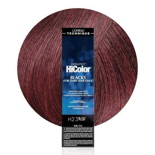 Vista 9 de L'Oréal Technique HiColor Violet & Blacks Permanent Hair Color - Anti-Breakage Ceramide R Complex, Multi-Lift with No Brassiness, For Dark Bases