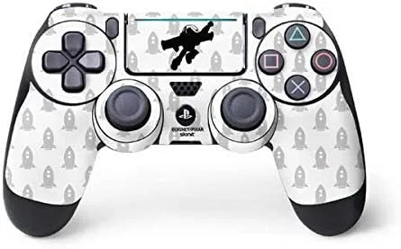 Vista 4 de Skinit Calcomanía para juegos compatible con PS4 Pro/Slim Controller, diseño oficial de Disney Toy Story Alien Collage
