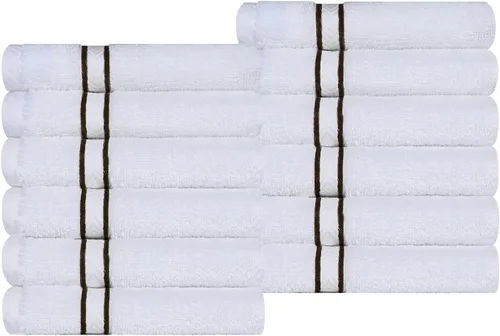Vista 86 de Superior Juego de toallas de algodón turco ultra afelpadas de 10 piezas, ideal para baño principal, baño de invitados, secado rápido, ducha, spa