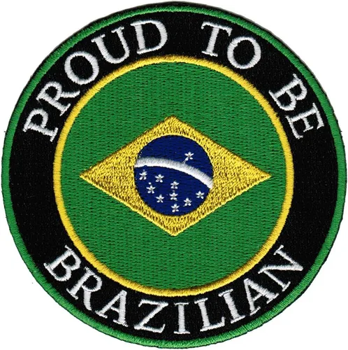 Vista 2 de Proud to Be American Parche bordado bandera de Estados Unidos emblema de motociclista termoadhesivo, american