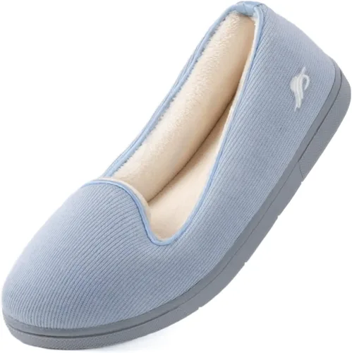 Vista 10 de Wishcotton Pantuflas ligeras de espuma viscoelástica con respaldo cerrado para mujer, zapatos cómodos antideslizantes para casa, para interiores