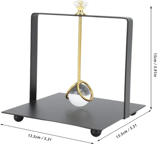 Vista 7 de Fydun Napkin Holderwith Handle, Metal Holder Lift Modern Elegant Square Kitchen Utensils Gadgets Paper Dispenser for Restaurant Hotel Home Office