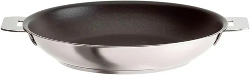 Cristel Multiplicar sartén antiadherente de acero inoxidable de 12 pulgadas
