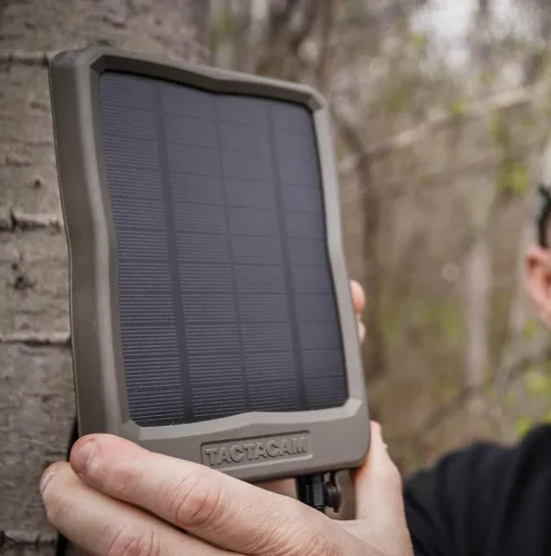 Vista 6 de TACTACAM Panel Solar Reveal para Cámaras de Rastreo Celulares X 2.0, X, Gen 1, SK, XB (Panel Solar)