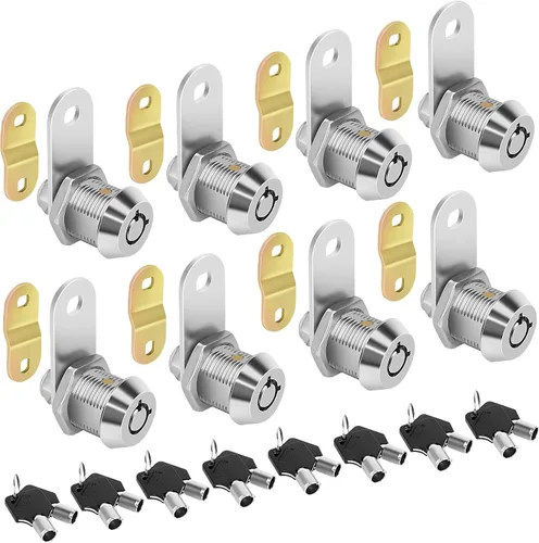 Vista 16 de Cam Locks - Cerradura de almacenamiento para autocaravana con llave igual, cilindro de 7/8 pulgadas que se adapta a un grosor máximo de puerta