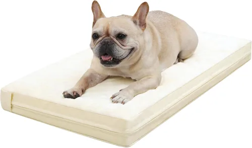 Vista 14 de Camas impermeables para perros de gran tamaño, cama ortopédica lavable para mascotas con funda extraíble reversible, cama de espuma para mascotas