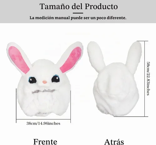 Vista 4 de Motorcycle Helmet Cover, Funny Helmet Decoration, Fun Rides and Gifts(Plush Animal)