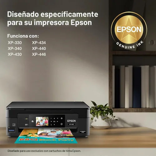 Vista 4 de Epson 288 DURABrite Ultra Tinta de Capacidad Estándar Negro y Cartucho de Color Combo Pack (T288120-BCS) Funciona con Expression