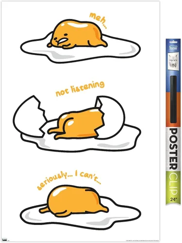 Vista 15 de Trends International Póster de pared de Gudetama - Not Listening