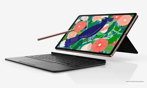 Vista 5 de SAMSUNG Electronics Galaxy Tab S7+ Wi-Fi, azul marino místico - 256 GB (renovado)