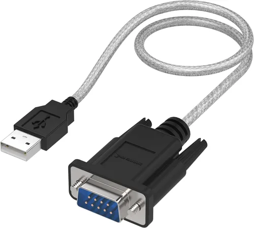 SABRENT Adaptador USB a RS-232 DB9 Serial de 9 pines Prolífic PL2303 de 1 pie [SBT-USC1K]