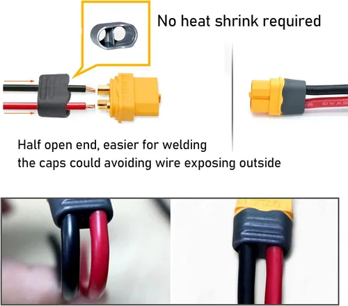 Vista 6 de 20 pares de conectores XT60 XT60H macho hembra enchufes de alimentación para batería Lipo Aviones RC Drone RC Cars..