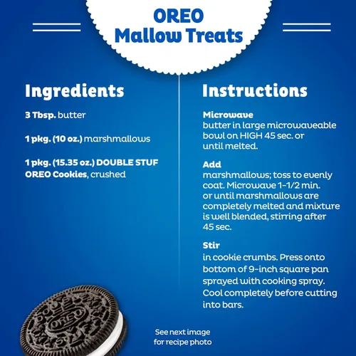 Vista 12 de Galletas de doble relleno OREO Chocolate, Tamaño Familiar, Paquetes de 3