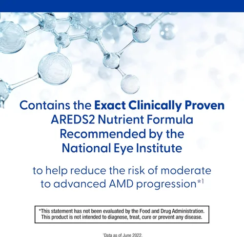 Vista 3 de PreserVision AREDS 2 Vitaminas para los ojos, marca #1 recomendada por el oftalmólogo, suplemento de luteína y zeaxantina con vitamina C, vitamina