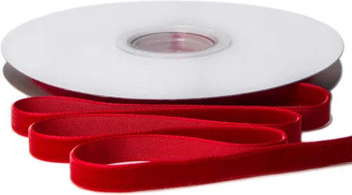 Vista 13 de Ribbli 4 rollos de cinta de terciopelo, 3/8 pulgadas 5 yardas cada rollo, cinta de Navidad para envolver regalos, decoración del árbol de Navidad