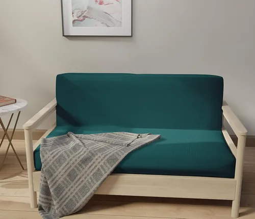 Vista 2 de LANE LINEN Fundas de futón tamaño completo, fundas deslizables 100% algodón, funda de colchón tamaño completo para sofá cama futón, funda de sofá