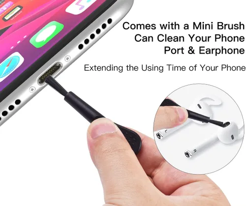 Vista 4 de 20 tapones antipolvo para iPhone 14, 14 Pro Max, 13, 13 Pro Max, 12, 12 Pro Max, 11, 11 Pro, X, XS, XR, 8, 7, iPhone Lightning puerto de carga