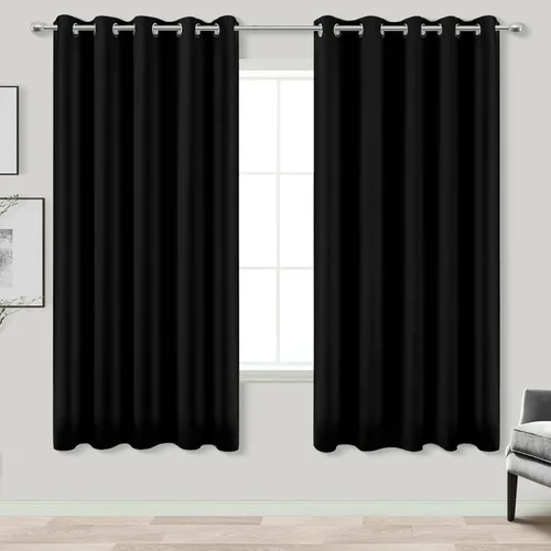 Vista 137 de KOUFALL Cortinas Doradas de Lujo Opacas para Sala de Estar, Elegantes Modernas Cortinas para Sala de 84 Pulgadas de Largo 2025
