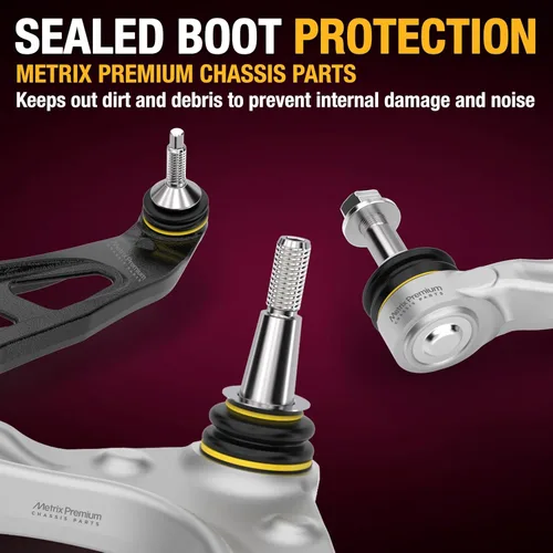 Vista 4 de Metrix Premium - Conjunto de brazo de control inferior izquierdo y derecho RK623210 y RK80399 para Ford Escape 2005-2012, Mazda Tribute 2005-2011