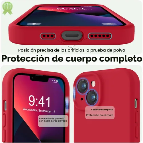 Vista 4 de LOVE 3000 Diseñada para Funda iPhone Air, Silicona Premium [Compatible con Magsafe][Forro de Microfibra Suave Anti-Rayones] Funda Protectora