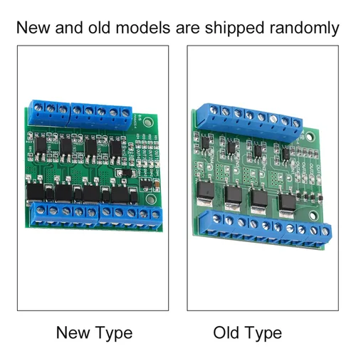 Vista 5 de Hilitand 4-Channel MOSFET PWM 3-20V a 3.7-27VDC 10A Módulo Controlador PLC Amplificador