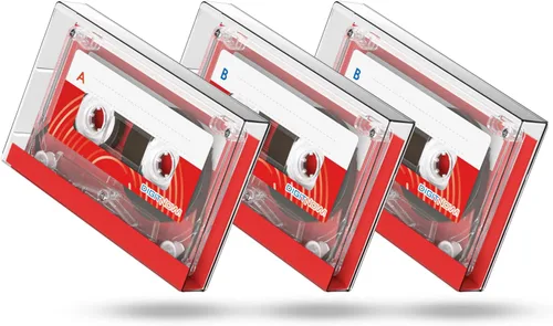 DIGITNOW Dictating Blank Cassette Tapes Audio Cassettes - Low Noise High Output 60 Minute, Excellent for Lectures Seminars Everyday Recording (3