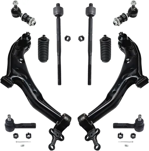 Vista 141 de Detroit Axle - Kit de brazos de control de extremo delantero RWD para cargador Chrysler 300 Dodge Challenger 11-19, brazos de control