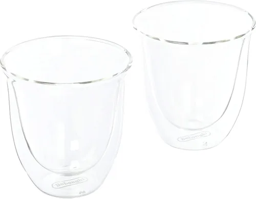 Vista 6 de De'Longhi Cafetera combinada todo en uno y máquina de café espresso + espumador de leche ajustable avanzado, negro y vasos de capuchino 513214601
