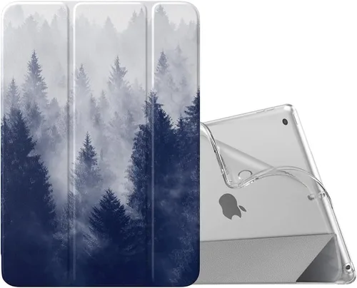 Vista 32 de MoKo Funda para Nuevo iPad de 9ª/8ª/7ª generación (2021/2020/2019), TPU suave translúcido esmerilado, carcasa trasera delgada, funda protectora