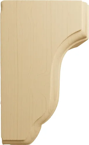 Vista 3 de Ekena Millwork ménsula Capistrano Mission de 2.5 pulgadas de ancho x 2.75 pulgadas de profundidad x 4.5 pulgadas de alto, COR02X02X04CPAL