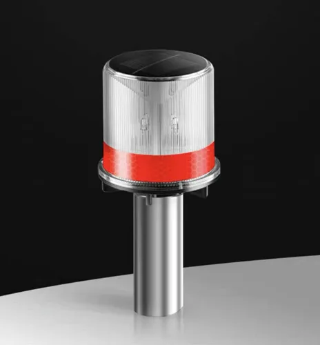 Vista 5 de Luz solar estroboscópica de advertencia de 360 grados, súper brillante, impermeable, IP48, para construcción, muelle de tráfico, inalámbrico
