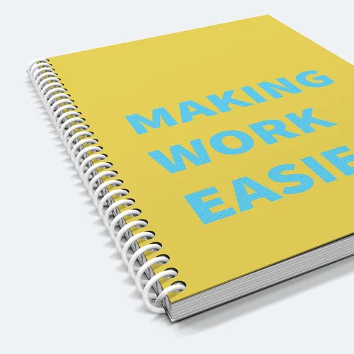 Vista 5 de Binditek Paquete de 50 bobinas de encuadernación en espiral de plástico, 6 mm (1/4"), capacidad de 30 hojas, paso 4:1, blancas, 48 bucles