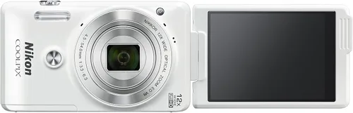 Vista 7 de Nikon COOLPIX S6900 - Cámara digital de 16 MP con zoom de 12x, color blanco natural (versión internacional, sin garantía)