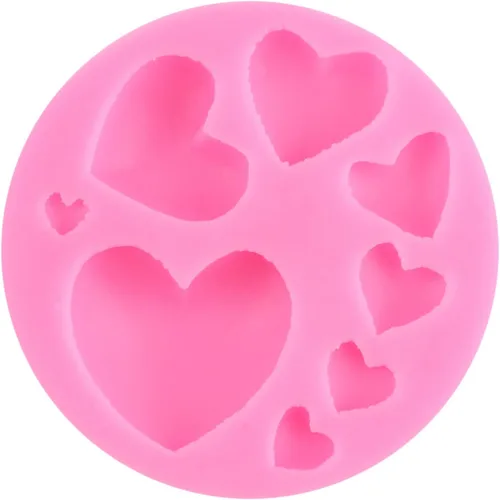 Vista 8 de ZiXiang Molde de fondant de perlas de silicona para fondant, juego de 5 Estilo a