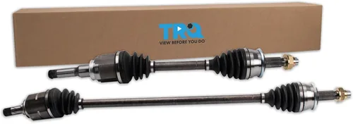 Vista 136 de TRQ Juego de conjunto de eje de transmisión CV delantero para conductor y pasajero, 2 piezas, compatible con Ford Explorer 4WD 95-01, Explorer AWD
