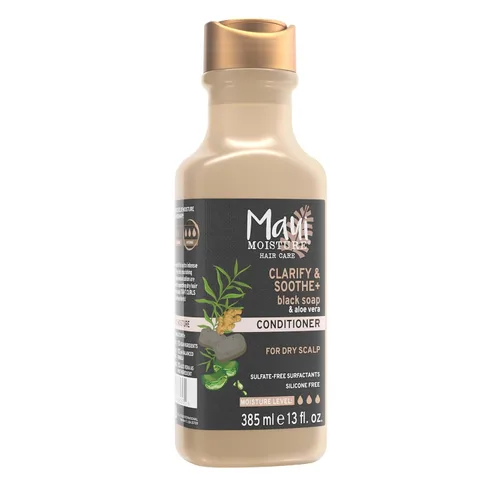 Vista 7 de Maui Moisture Clarify & Soothe + Acondicionador de jabón negro, hidratante, 13 onzas líquidas