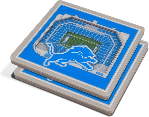 Vista 31 de YouTheFan Posavasos 3D con vista del estadio de los San Francisco 49ers de la NFL, Levi's Stadium