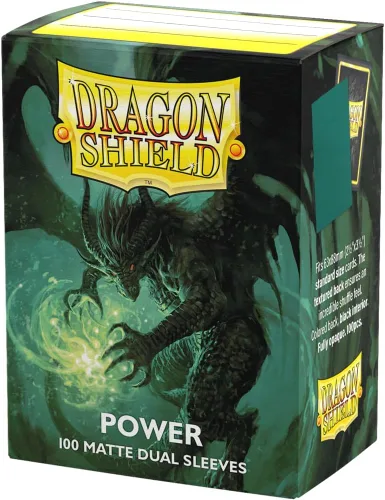 Vista 33 de Dragon Shield Fundas para tarjetas de tamaño estándar doble mate 100 unidades - Fundas TCG suaves y resistentes - Compatible con Pokemon, One