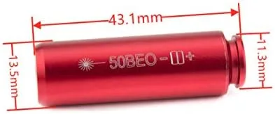 Vista 2 de MY Alta calidad, 50 Beowulf Aluminio Rojo Laser 50 Beowulf Boresight Boresighter Bore Sight Boresighter (Nueva versión)