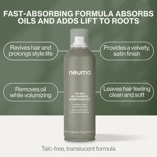 Vista 7 de NEUMA Re Neu - Champú seco de 6 onzas líquidas, sin talco, champú seco voluminizador de rápida absorción, aroma a coco Kalette