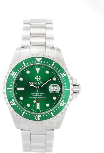 Vista 10 de ENRIVA 1000 Meter Men's Automatic Pro Dive Mens Watch Diving Watches Self-Wind Professional Diver Watches for Men Azul