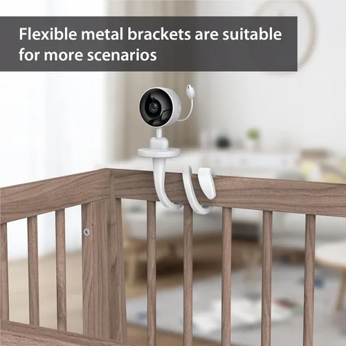 Vista 6 de Baby Monitor with Camera and Audio, WiFi Indoor Video Baby Camera with Mount, Motion & Cry Detection, Temp & Humidity Sensor, Night Vision, 2 Way