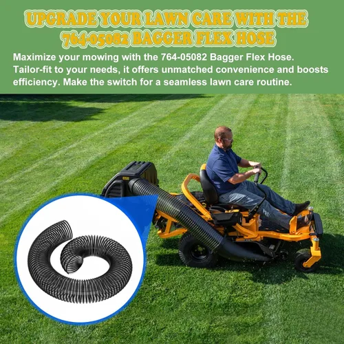 Vista 7 de 764-05082 Bagger Flex Hose para MTD CUB CADET cortacésped de montar 36" 42" 46" 50" 54" Kit de ensacadora doble rápida trasera 76405082