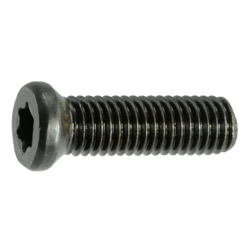 Vista 4 de Tornillos para pistola de cabeza ovalada Black Oxide Star Drive Weaver - 10 piezas (6-40 x 1/4" T-10 Torx)